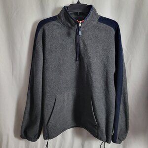Sonoma Sport Fleece Pullover 1/4 zip Men's Medium grunge streetwear Y2k 1990s